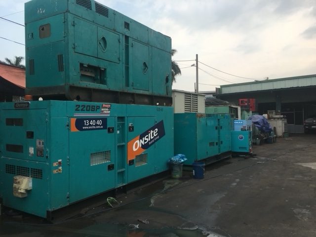Dịch vụ mua bán. Cho thuê máy phát điện công nghiệp.